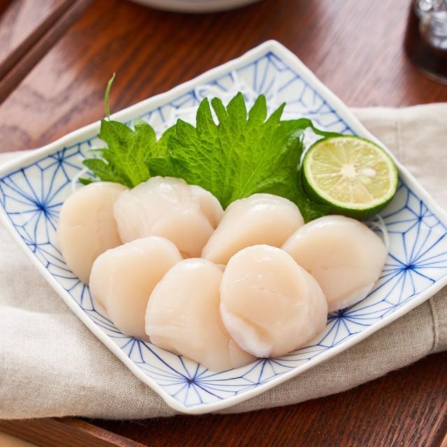 【究好味】北海道鮮甜干貝2包(6顆/包)