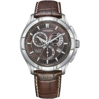 【CITIZEN 星辰】光動能萬年曆手錶 禮物 手錶(BL8160-07X)