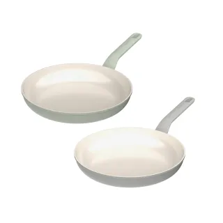 【BergHOFF 貝高福】Balance陶瓷塗層不沾鍋單柄平底鍋28cm(BHBL-F28)