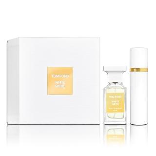 【TOM FORD】White Suede 私人調香系列-經典白麝香淡香精 50ml禮盒(淡香精50ML+隨身瓶10ML 平行輸入)