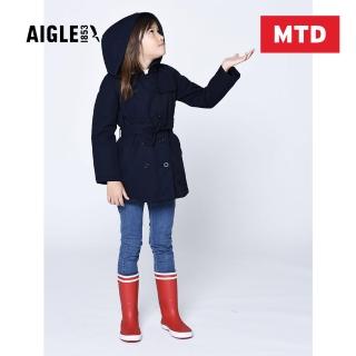 【AIGLE】童 防水保暖風衣AG-16006A057 深藍(童裝 童外套 保暖外套)