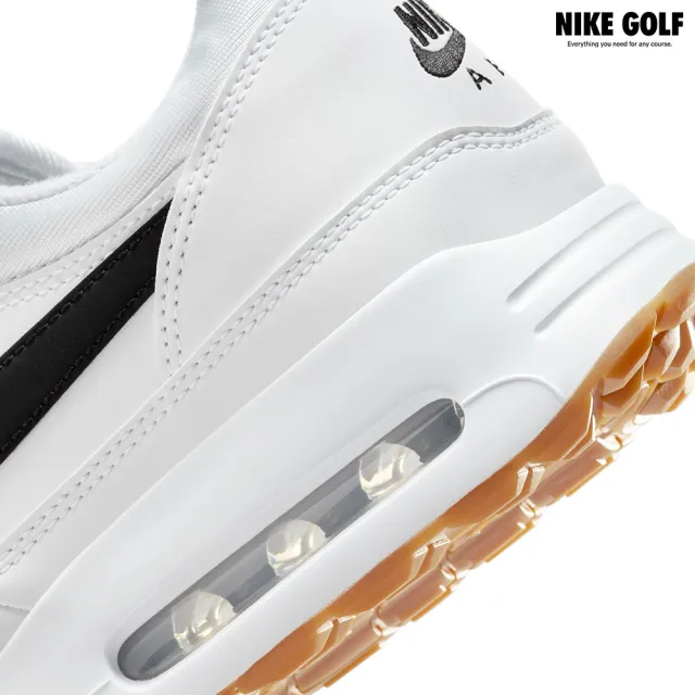 【NIKE GOLF】男款 Nike Air Max 186 OG G  Nike高爾夫球鞋(白色/黑色/膠棕色)
