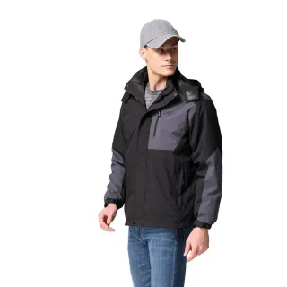 【SAIN SOU 聖手牌】二件式防風防水羽絨棉連帽外套(T272410_M-2L)