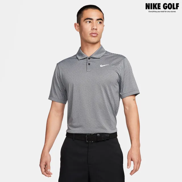 【NIKE GOLF】男款 Nike Tour DriFIT高爾夫球衫(黑色/深煙灰色/淺煙灰色/白色)