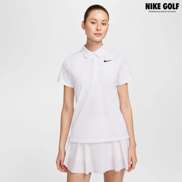 NIKE GOLF 女款 Nike Tour DriFITADV短袖高爾夫球衫(白色)