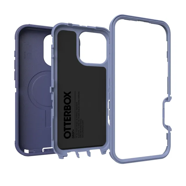 【OtterBox】iPhone 16 Pro Max 6.9吋 Defender 防禦者系列保護殼-紫(支援MagSafe)