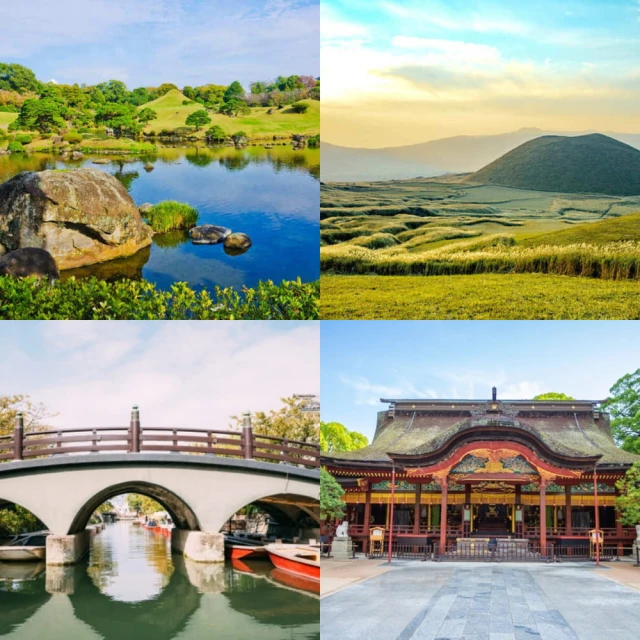 喜鴻假期 【高雄出發．紫愛九州海陸空５日】夢幻紫藤、熊本高速