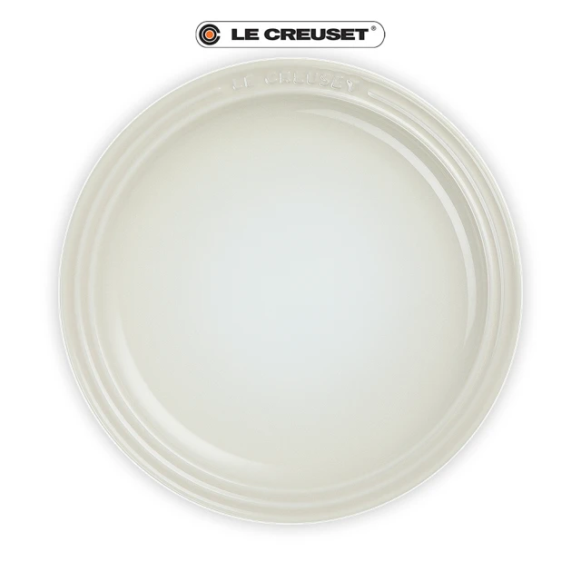 Le Creuset 瓷器圓盤 27cm(蛋白霜)