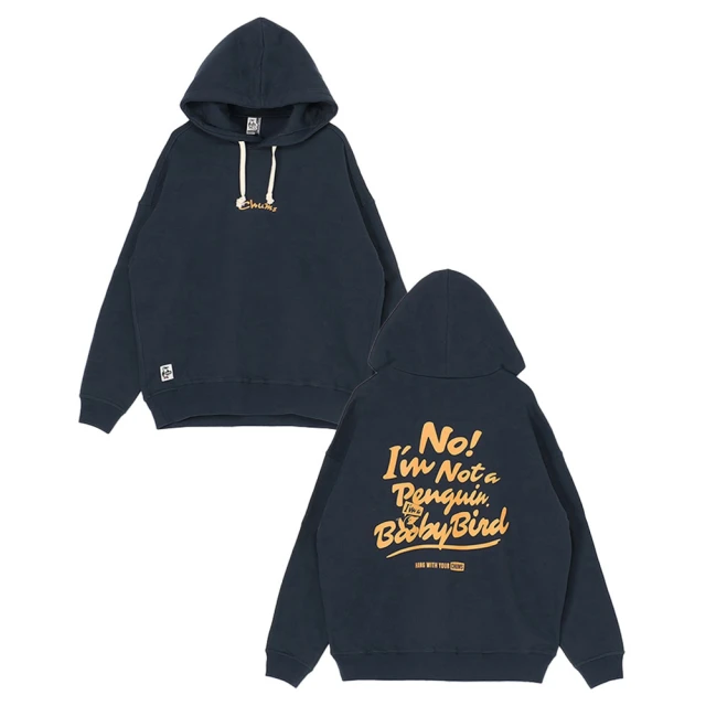 CHUMS CHUMS 休閒 Oversized Im Not A Penguin P/O Parka連帽上衣 深藍色 男(CH001469N001)