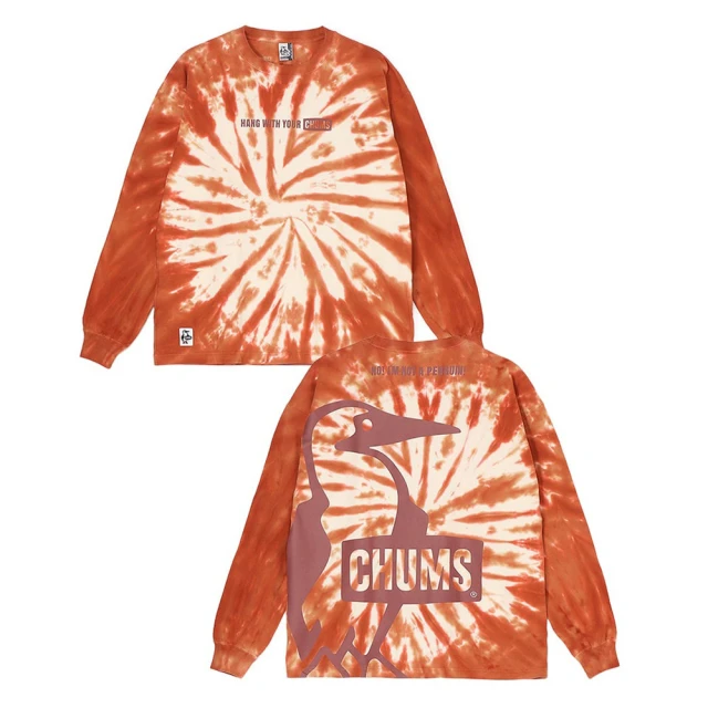 CHUMS CHUMS 休閒 Oversized Big Booby Brushed L/S T-Shirt長袖T恤 Brown Tie-Dye 男(CH012455Z319)