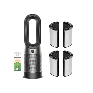 【dyson 戴森】Purifier Hot+Cool HP07 三合一涼暖空氣清淨機(黑鋼色)