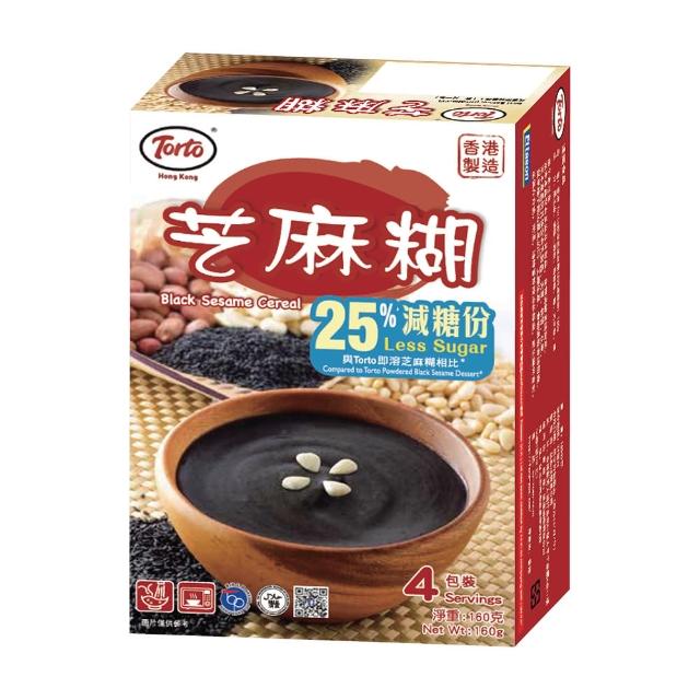 【Torto】即溶黑芝麻糊25%減糖份(160g)