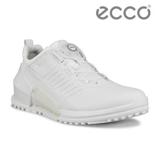 【ecco】BIOM 2.0 M 健步旋鈕鞋帶休閒運動鞋 男鞋(白色 80087401007)