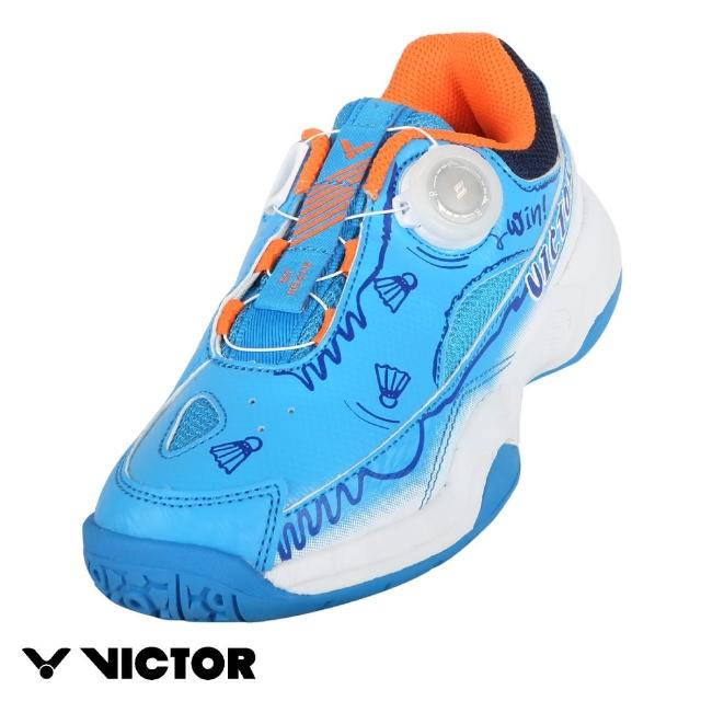 【VICTOR 勝利體育】羽球鞋 羽毛球鞋 兒童(A170IIJR F 明亮藍)