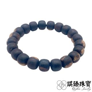 【琪臻珠寶】天然頂級緬甸降真香沉香老型珠佛珠手珠手串(10mm老形珠 小葉降真香 開運招財 母親節禮物)