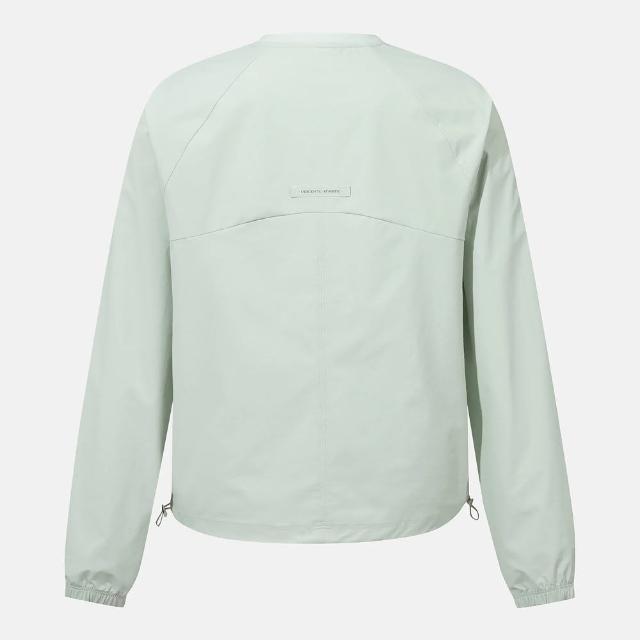 【DESCENTE】WOMENS LIGHT WEIGHT WOVENSWEAT SHIRTS 女士 運動上衣(黑色/綠色)