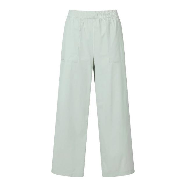 【DESCENTE】WOMENS WOVEN WIDEPANTS 女士 運動長褲(綠色)