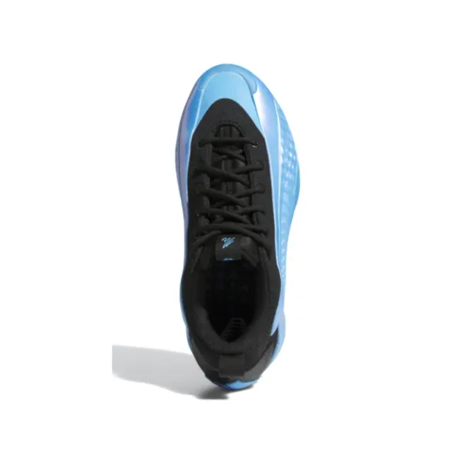 【adidas 愛迪達】籃球鞋 男鞋 運動鞋 包覆 緩震 ANTHONY EDWARDS 1 LOW 黑藍 JQ6139