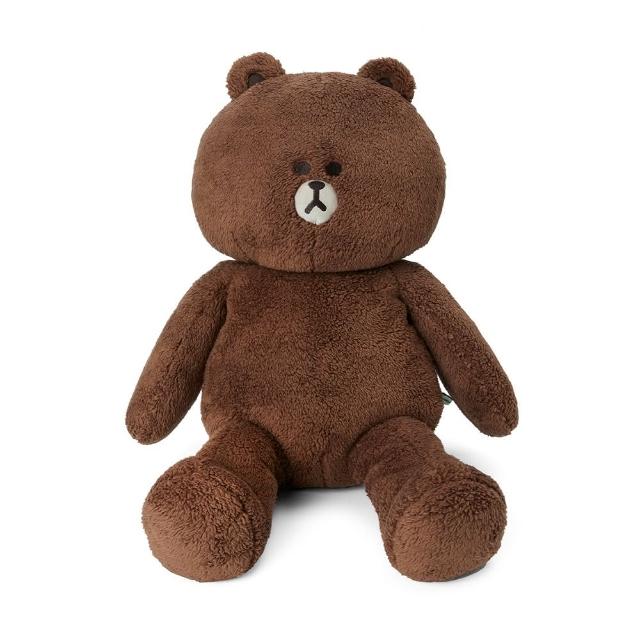 【Beast Kingdom 野獸國】熊大 絨毛坐姿玩偶（50cm／HUG BROWN系列）