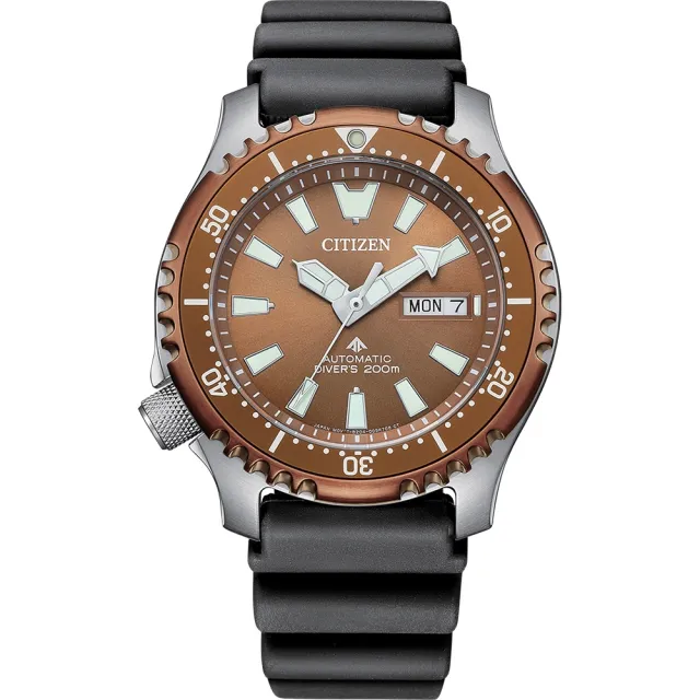 【CITIZEN 星辰】Promaster 鋼鐵河豚 限量 潛水錶 機械錶(NY0164-65X)