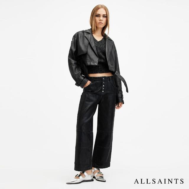 【ALLSAINTS】OPHELIA 短版羊皮皮衣外套 W044LB(舒適版型)