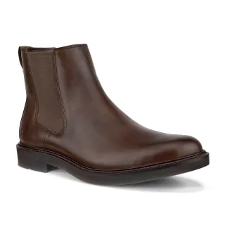 【ecco】METROPOLE LONDON 都會倫敦系列經典切爾西靴 男鞋(可哥棕 52569401482)