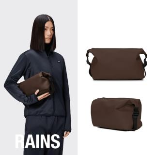 【RAINS官方直營】Hilo Wash Bag 防水Weekend盥洗包(Frame 煙燻棕)