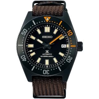 【SEIKO 精工】Prospex 黑潮系列1965年現代詮釋版潛水機械錶/黑標40.5mm(6R35-00P0D/SPB239J1)