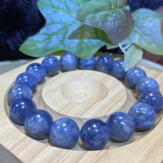 【Cozy 世界水晶原礦與茶】天然藍晶 11mm+ 20-3(提升正面表達力 平緩情緒的功效)