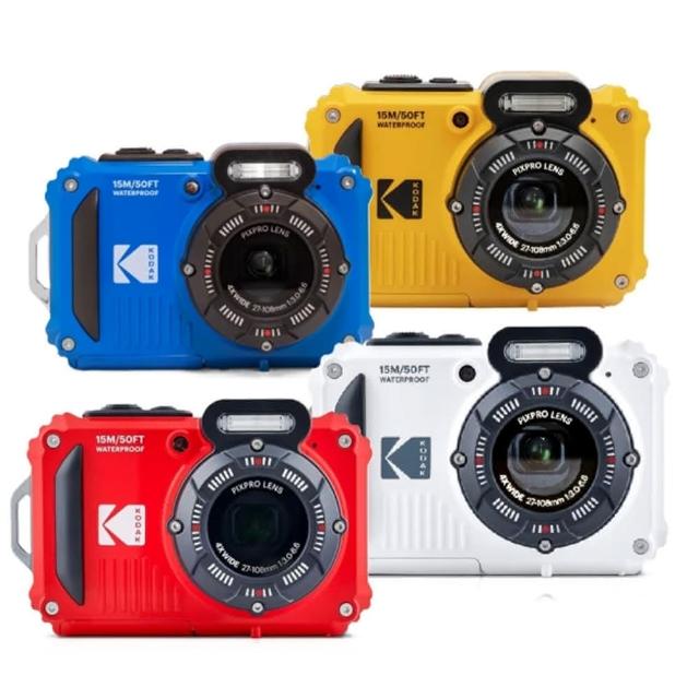 【Kodak 柯達】PIXPRO WPZ2 RUGGED CAMERA 防水數位相機 15米防水相機 WIFI傳輸(公司貨)