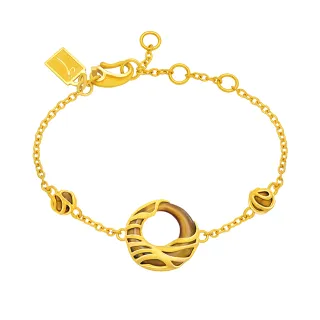 【Just Gold 鎮金店】飛．凡 黃金手鍊