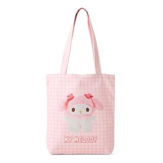 【SANRIO 三麗鷗】Pitatto Friends系列 棉質手提袋 托特包 美樂蒂