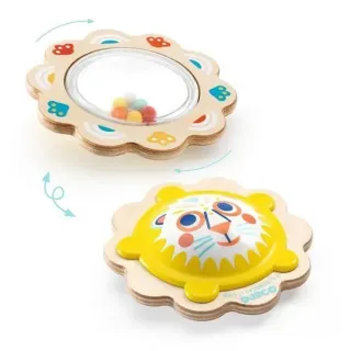 【Djeco智荷 官方直營】搖擺獅王手搖鈴