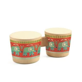 【Djeco智荷 官方直營】樂器系列/曼波大象邦哥鼓