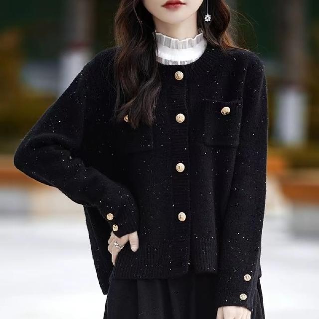 【LANNI 藍尼】★吉祥如意亮彩毛衣外套(秋冬/女外套/外套)