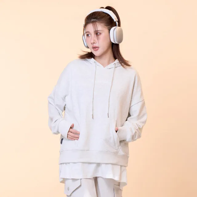 【MAJOR MADE】基本款字母拉錬口袋帽T(帽T/素T/長袖)