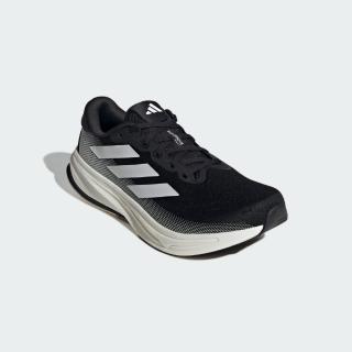 【adidas 愛迪達】慢跑鞋 男鞋 運動鞋 緩震 SUPERNOVA RISE 2 WIDE M 黑 IG2168
