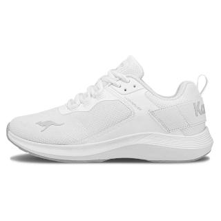 【KangaROOS】美國袋鼠鞋 女 FLOAT WR 防潑水輕量跑鞋/運動/穿搭/生活 白(KW41919)