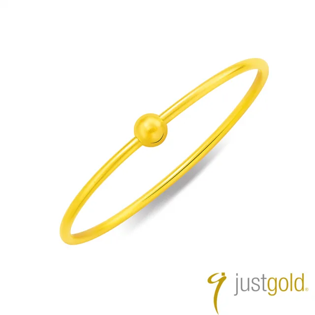 【Just Gold 鎮金店】雋藏 圓珠 黃金手環