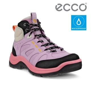【ecco】OFFROAD W 越野戶外高筒休閒運動鞋 女鞋(薰衣草紫 82241361015)