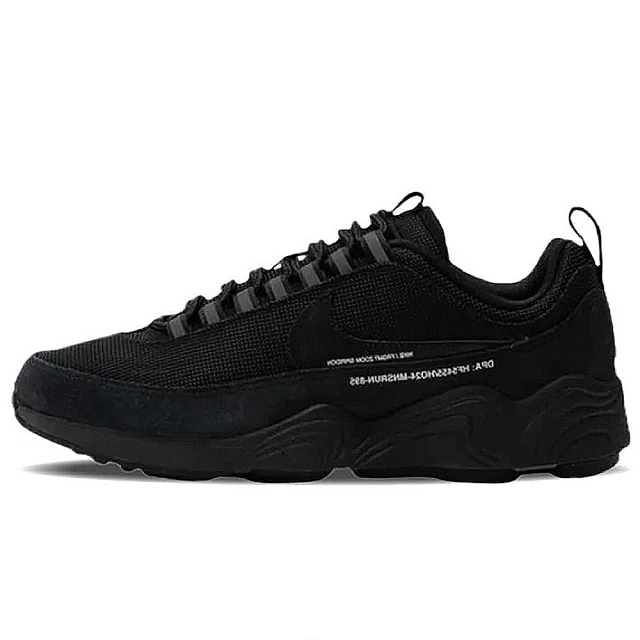 NIKE 耐吉 休閒鞋 男鞋 聯名 Air Zoom Spiridon Fragment Design 閃電 藤原浩 黑(HF5455-001)