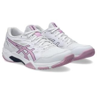 【asics 亞瑟士】排羽球鞋 女鞋 運動鞋 休閒鞋 GEL-ROCKET 11白粉 1072A093-105