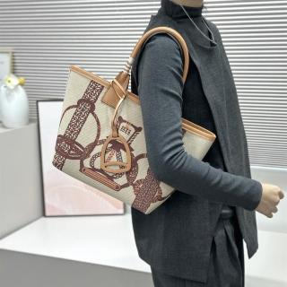 【LEESA】圖騰包\花園包\托特包\帆布包\腋下包\大容量\印花包包\通勤包包\時尚包包\質感百