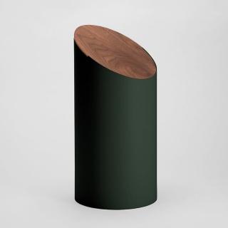 【MOHEIM】SWING BIN 墨綠/胡桃木 垃圾桶(不簡單的簡單)