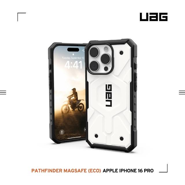 【UAG】iPhone 16 Pro 磁吸耐衝擊經典保護殼-白(支援MagSafe無線充電)