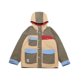【CHUMS】CHUMS 休閒 Camping Parka風衣外套 Lt.Blue Crazy 男(CH041410C103)