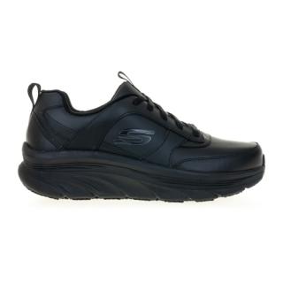 【SKECHERS】DLux Walker SR 男 工作鞋 寬楦 止滑 輕量耐油 電器絕緣 黑(200102WBLK)