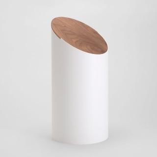 【MOHEIM】SWING BIN 白色/胡桃木 垃圾桶(不簡單的簡單)
