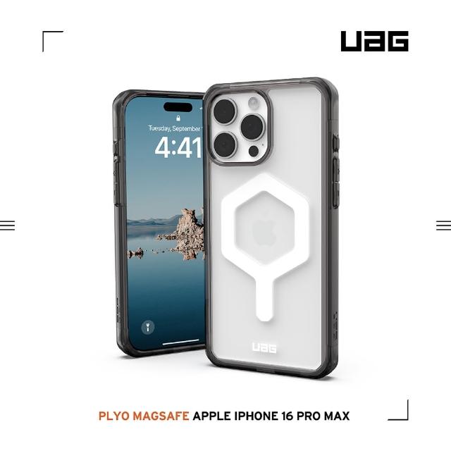 【UAG】iPhone 16 Pro Max 磁吸耐衝擊全透保護殼-全透明(支援MagSafe無線充電)