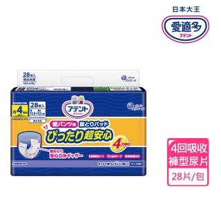 【日本大王】愛適多 貼合超安心褲型專用尿片 4次吸收(28片/包)